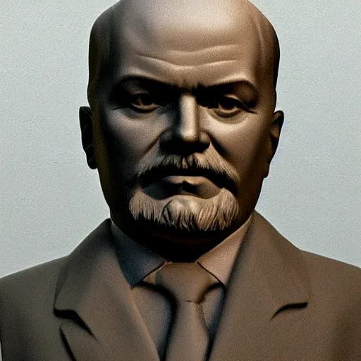 Prompt: Vladimir Lenin bust, Pixel Art
