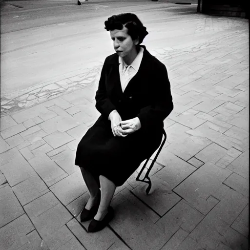 Image similar to the self portrait, by vivian maier,