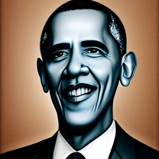 Prompt: brokkoli obama hybrid, portrait