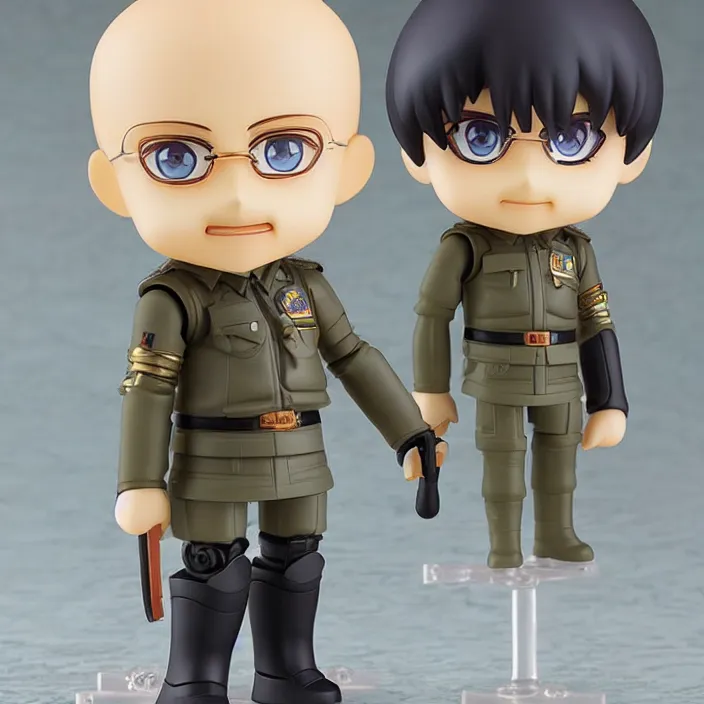 Image similar to egor letov, an anime nendoroid of egor letov, figurine, detailed product photo