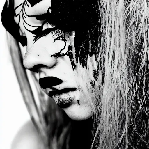 Image similar to kerli koiv teenage grunge punk rock, photography