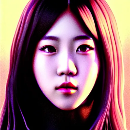 Image similar to jisoo of blackpink, hyperrealistic portrait, by justine florentino, fantasy art, photo realistic, dynamic lighting, artstation, poster, volumetric lighting, very detailed face, 8 k, award winning