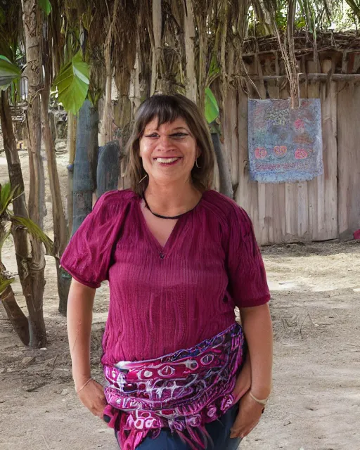 Image similar to a portrait photo of terri fisher, facilitator in peru, by dawn pollich