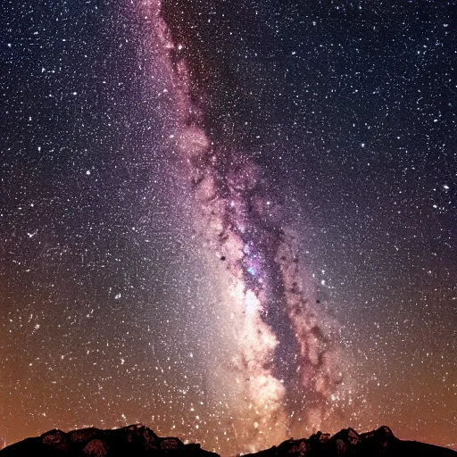 Prompt: a photo of the Milky Way