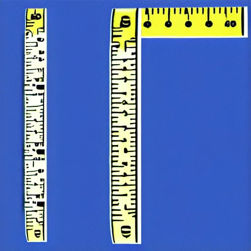Prompt: a clip art image of a ruler, transparent background