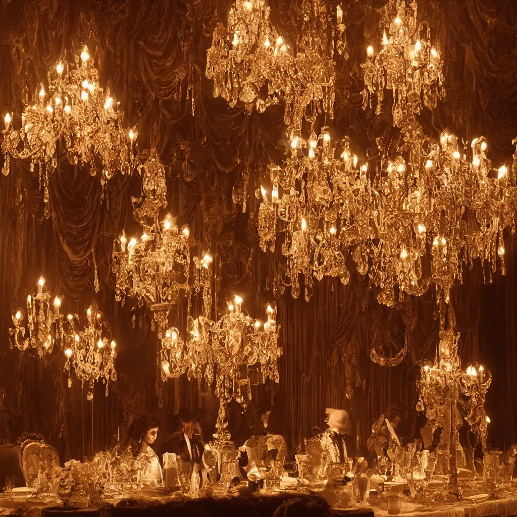 Image similar to palace ball, victorian era, toast each other, dreamy, romantic, night lighting, gorgeous lighting, dramatic cinematic lighting, intricate, highly detailed, 8 k