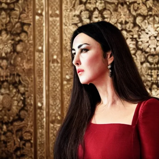 Prompt: Monica Bellucci as an Iranian woman, hyperdetailed, 4k, DSLR photograph