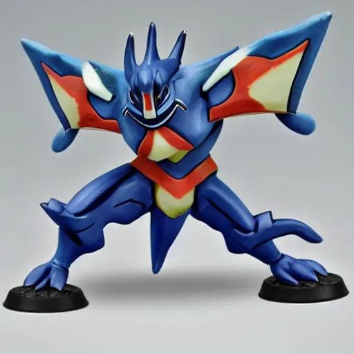 Prompt: kyogre pokemon as warhammer tabletop figurine