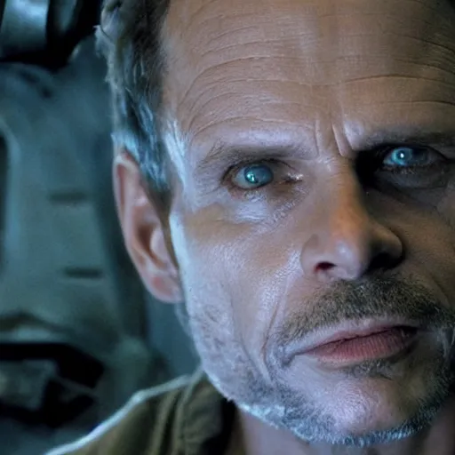 Prompt: Michael Biehn in Alien 5 by Neill Blomkamp, 2023 4K