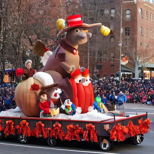Image similar to matt walsh float in the macy's thanksgiving parade