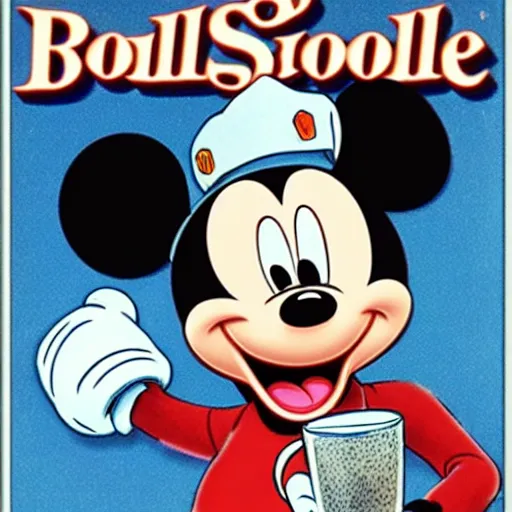 Prompt: Mickey Mouse dressed as a firefighter drinking a mug of beer in a swimming pool, Cover of Rolling Stone magazine, Hyperrealistic,