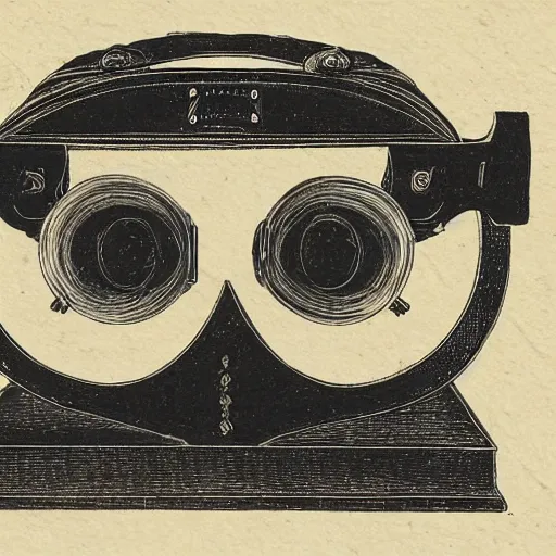 Prompt: Vintage, detailed, sketch of Oculus Rift, with full descriptions, on parchment, as depicted in Leonardo da Vinci's Codex Atlanticus