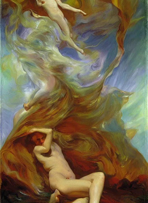 Prompt: abiogenesis, by john singer sargent and agostino arrivabene and joaquin sorolla