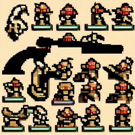 Prompt: game gun sprite