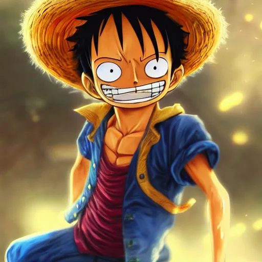 ArtofReeve (COMMISSION OPEN) on X: [ Soft Rendering ] slight revision on  my fanart of Luffy's new awakening power I forgot how his sandal looks like  and adjust the composition a bit.