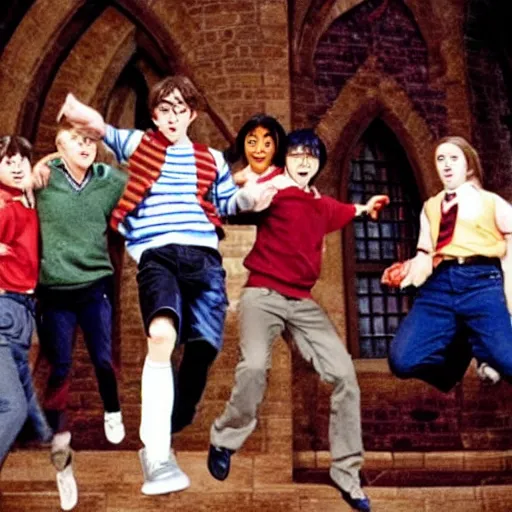 Prompt: harry potter high school musical