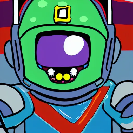 Image similar to commander keen illustration by mobius