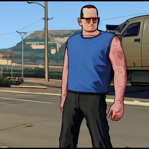 Image similar to Hank Hill in GTA V