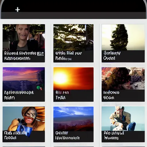 Image similar to screenshot of instagram mobile app