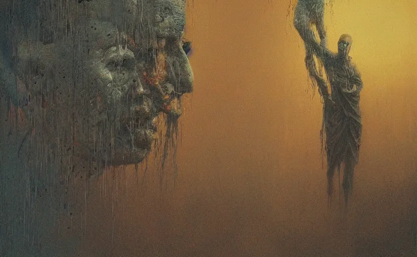 Prompt: high quality high detail painting by beksinski, hd, hell, artstation