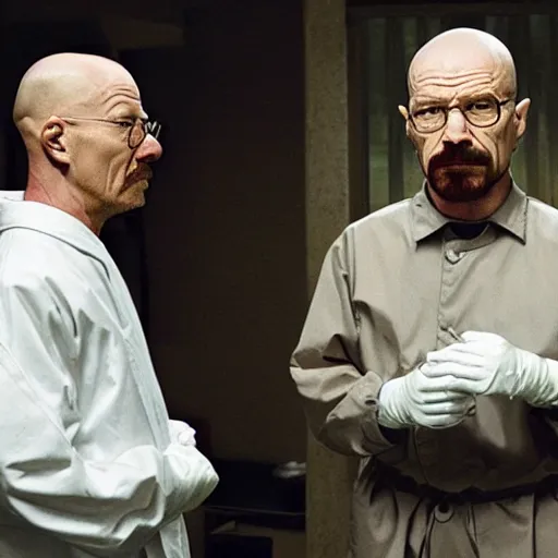 Prompt: walter white in genshin impact