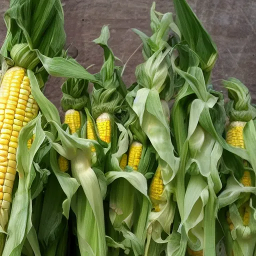 Prompt: how sweetcorn grow