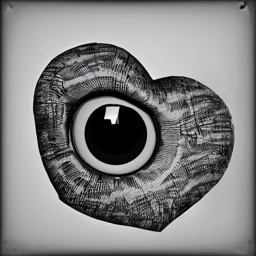Image similar to heart's eye ( wake tf up ), in the style of hiroya oku and riyoko ikeda, black and white, photorealistic, epic, super technical, 3 d render