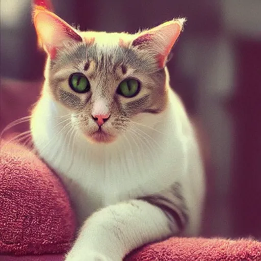 Image similar to the most beautiful cat in the world