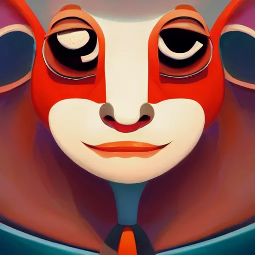 Image similar to face icon stylized minimalist the ren & stimpy show, loftis, cory behance hd by jesper ejsing, by rhads, makoto shinkai and lois van baarle, ilya kuvshinov, rossdraws global illumination