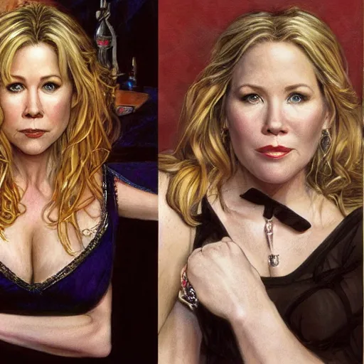 Image similar to Christina Applegate, by Mark Brooks, by Donato Giancola, by Olivia De Berardinis, by Fiona Stephenson