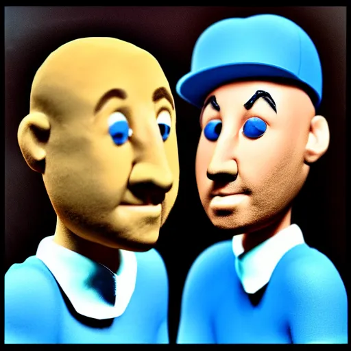 Prompt: mac miller, made of clay, as a claymation character