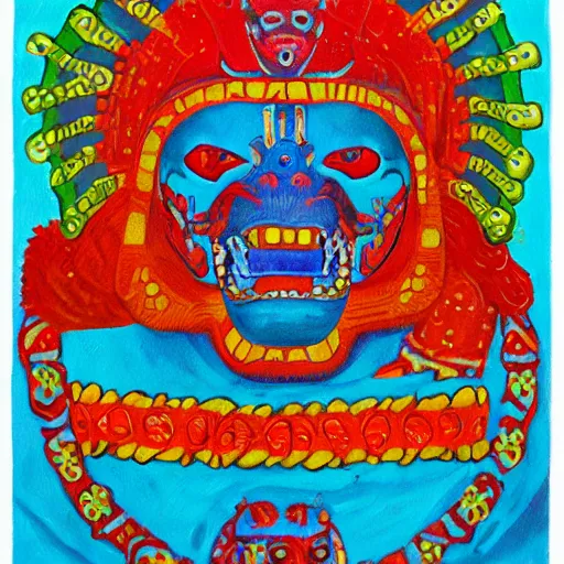 Image similar to portrait of xolotl