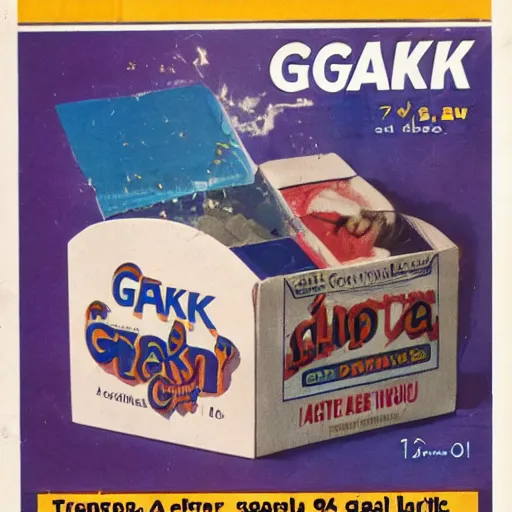 Image similar to advertisement for GAK, GAK advert