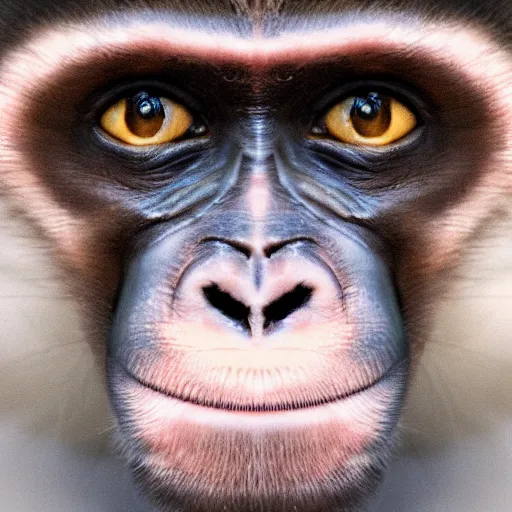 Image similar to monkey portrait