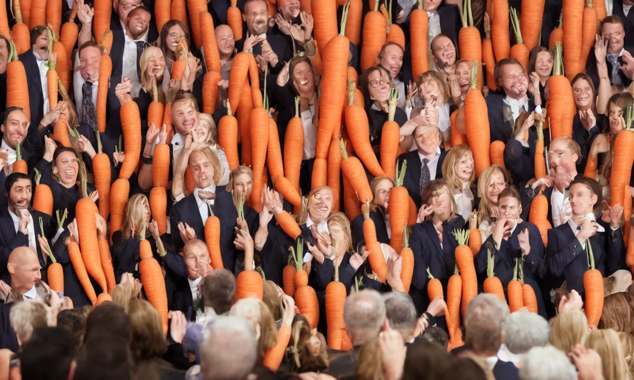 Prompt: carrot ceiling speech game