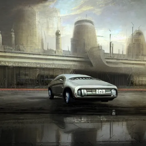 Image similar to car a lot of noise medium size noise car sci-fi organic brutalist elastic smooth car forms and organic sci-fi medium size noise wall structure in the coronation of napoleon painting by Jacques-Louis David pinterest keyshot product render cloudy plastic ceramic material shiny gloss water reflections ultra high detail ultra realism 4k in plastic dark tilt shift