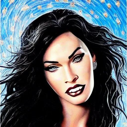 Image similar to “Megan Fox diamonds paintings”