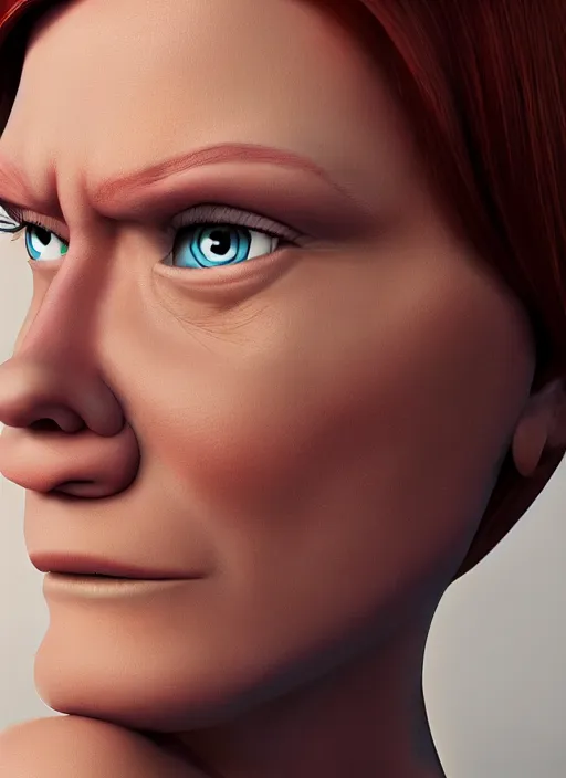 Image similar to photorealistic 3 0 0 0 ( futurama main characters ), portrait photography feroflex photorealistic studio lighting ektachrome detailed intricate face details, ultradetails, beautiful face