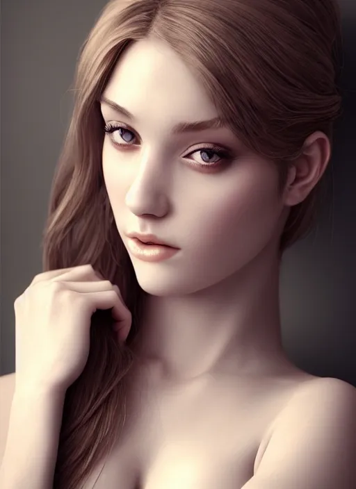 Prompt: a gorgeous english female photo, professionally retouched, soft lighting, realistic, smooth face, full body shot, torso, dress, perfect eyes, sharp focus on eyes, 8 k, high definition, insanely detailed, intricate, elegant, art by artgerm and jason chan