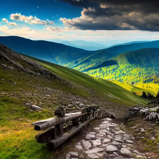 Prompt: Carpathian mountains