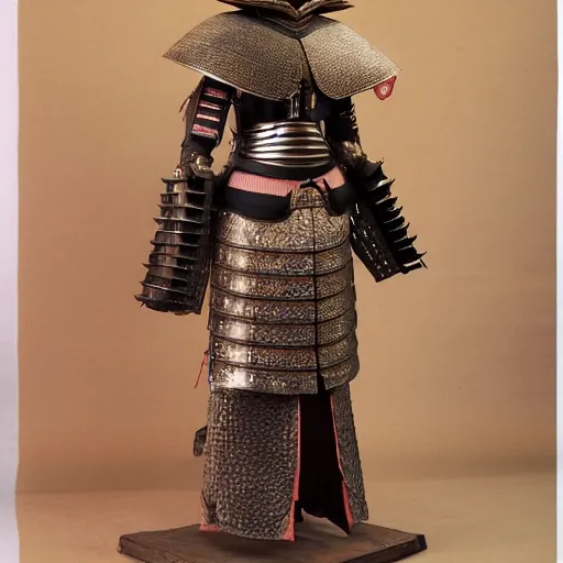 Image similar to highly detailed female armor , in Japan style , samurai