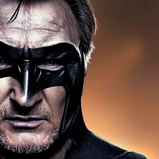 Image similar to Liam neeson as Batman