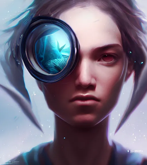 Image similar to great, fish eye, beautiful, sharp focus, ultra detailed by leesha hannigan, ross tran, thierry doizon, kai carpenter, ignacio fernandez rios