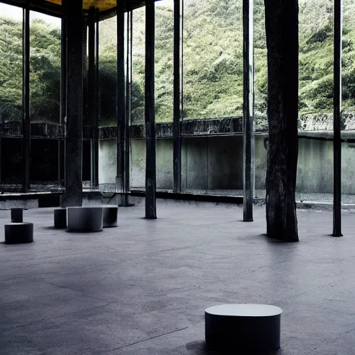Image similar to the gorgoroth stool by tadao ando