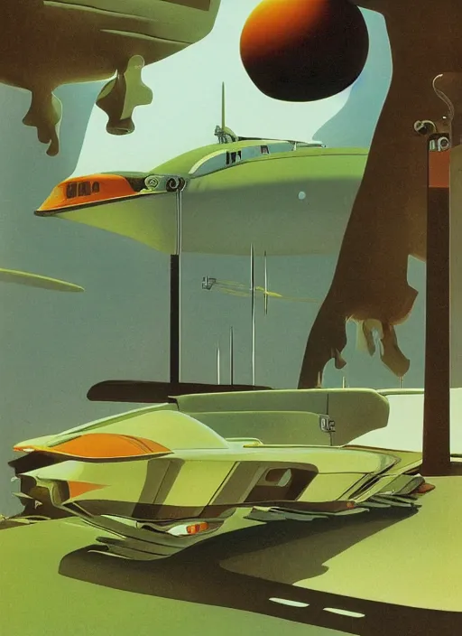 Prompt: photorealistic image of a retro futurism, white minimalism, naturecore, by roger dean, by dean ellis
