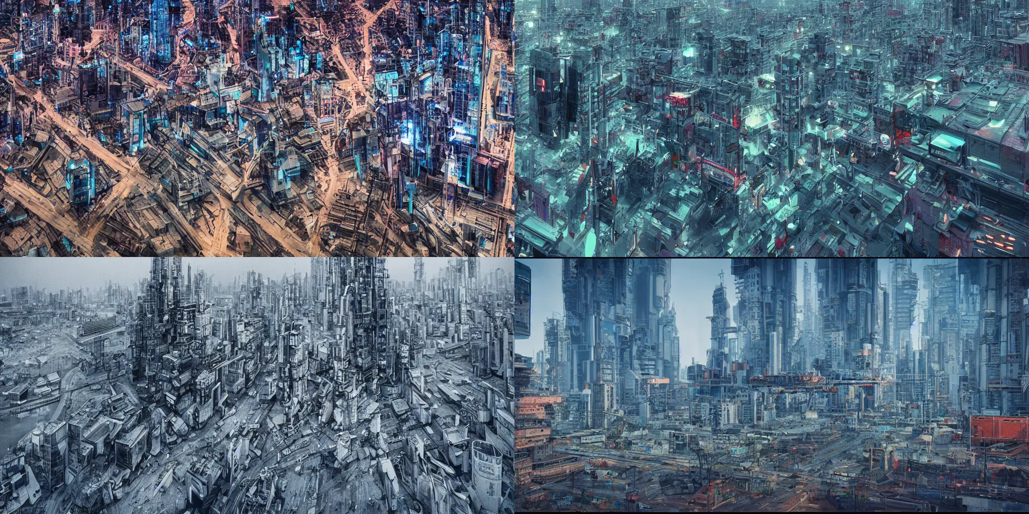 Prompt: city of the future in Russia, cyberpunk, 35mm photo, ultra detailed