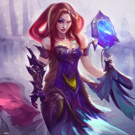 Prompt: Cara Delavigne as a League of Legends champion, trending on Art Station