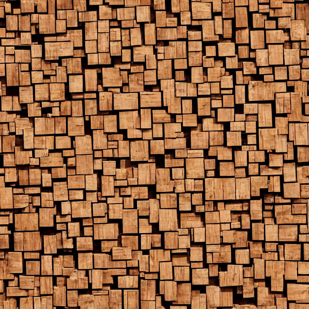 Image similar to a close up of a wall made of wood, a microscopic photo by fred a. precht, shutterstock contest winner, crystal cubism, dye - transfer, ultrafine detail, uhd image