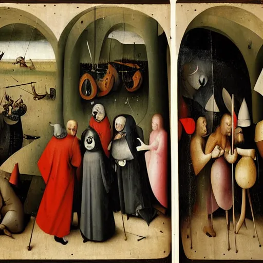 Prompt: a painting by Hieronymous Bosch on steroids