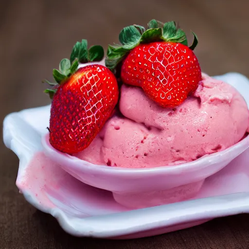 Image similar to Strawberry ice cream